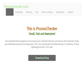 'processchecker.com' screenshot