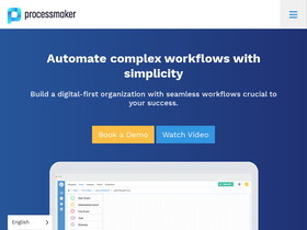 'processmaker.com' screenshot