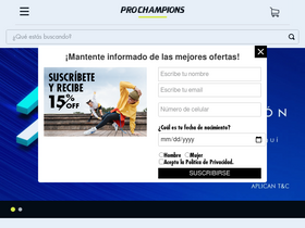 'prochampions.com' screenshot