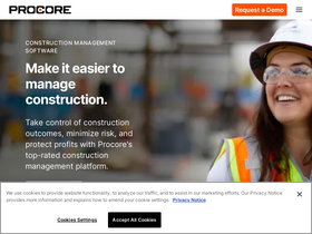 'procore.com' screenshot