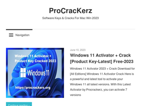 'procrackerz.org' screenshot