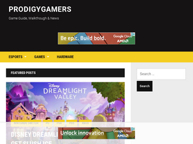 'prodigygamers.com' screenshot