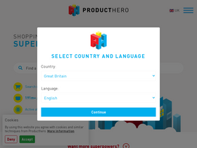 'producthero.com' screenshot