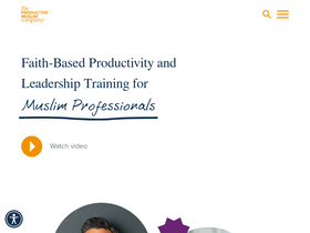 'productivemuslim.com' screenshot