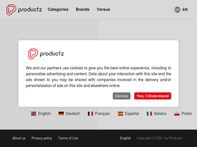 'productz.com' screenshot