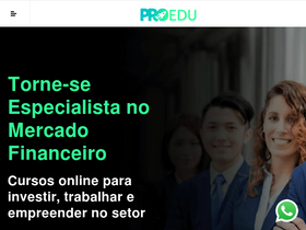 'proeducacional.com' screenshot