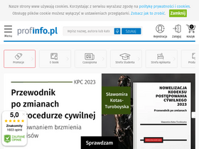 'profinfo.pl' screenshot