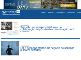 'profissionaisti.com.br' screenshot