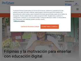 'profuturo.education' screenshot