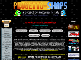 'progettosnaps.net' screenshot
