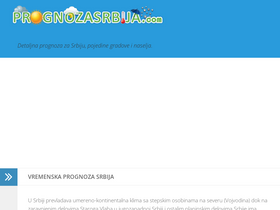 'prognozasrbija.com' screenshot