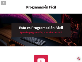 'programacionfacil.org' screenshot