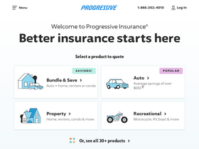'progressive.com' screenshot