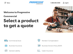 'progressivecommercial.com' screenshot