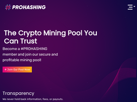 'prohashing.com' screenshot