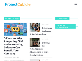 'projectcubicle.com' screenshot