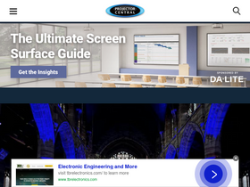 'projectorcentral.com' screenshot