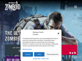 'projectzomboid.com' screenshot
