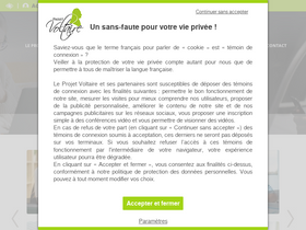 'projet-voltaire.fr' screenshot