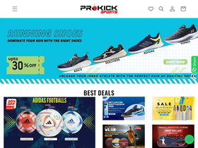 'prokicksports.com' screenshot