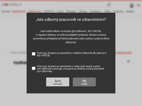 'prolekare.cz' screenshot
