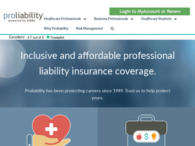 'proliability.com' screenshot