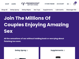 'promescent.com' screenshot
