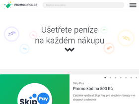 'promokupon.cz' screenshot