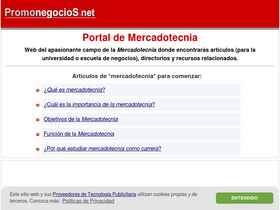 'promonegocios.net' screenshot