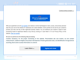 'promovacances.com' screenshot