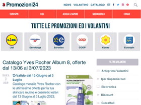 'promozioni24.it' screenshot