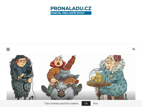 'pronaladu.cz' screenshot