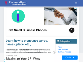 'pronouncehippo.com' screenshot