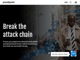 'proofpoint.com' screenshot