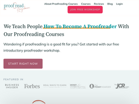 'proofreadanywhere.com' screenshot
