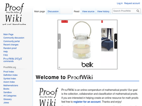 'proofwiki.org' screenshot