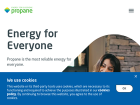'propane.com' screenshot
