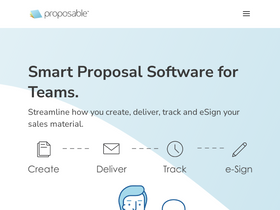 'proposable.com' screenshot