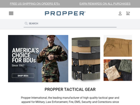 'propper.com' screenshot