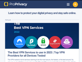 'proprivacy.com' screenshot