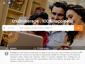 'proptiger.com' screenshot