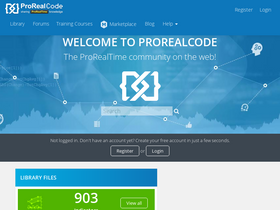 'prorealcode.com' screenshot