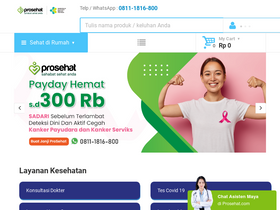 'prosehat.com' screenshot