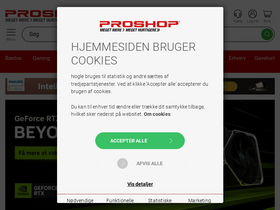 'proshop.dk' screenshot