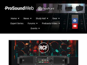 'prosoundweb.com' screenshot