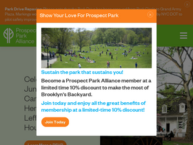 'prospectpark.org' screenshot