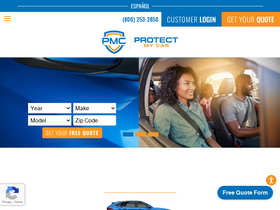 'protectmycar.com' screenshot