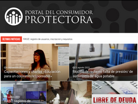 'protectora.org.ar' screenshot