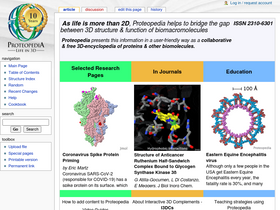 'proteopedia.org' screenshot