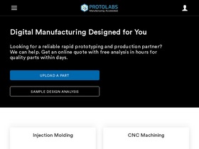 'protolabs.com' screenshot